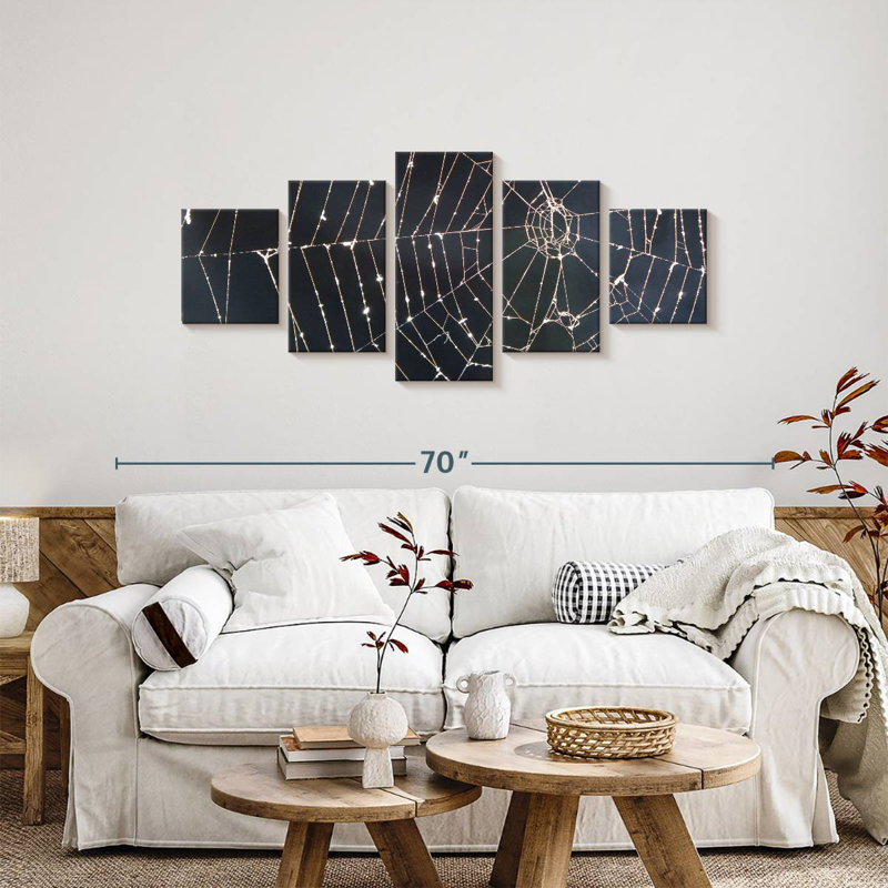 Spider Web, 24" H x 55" W