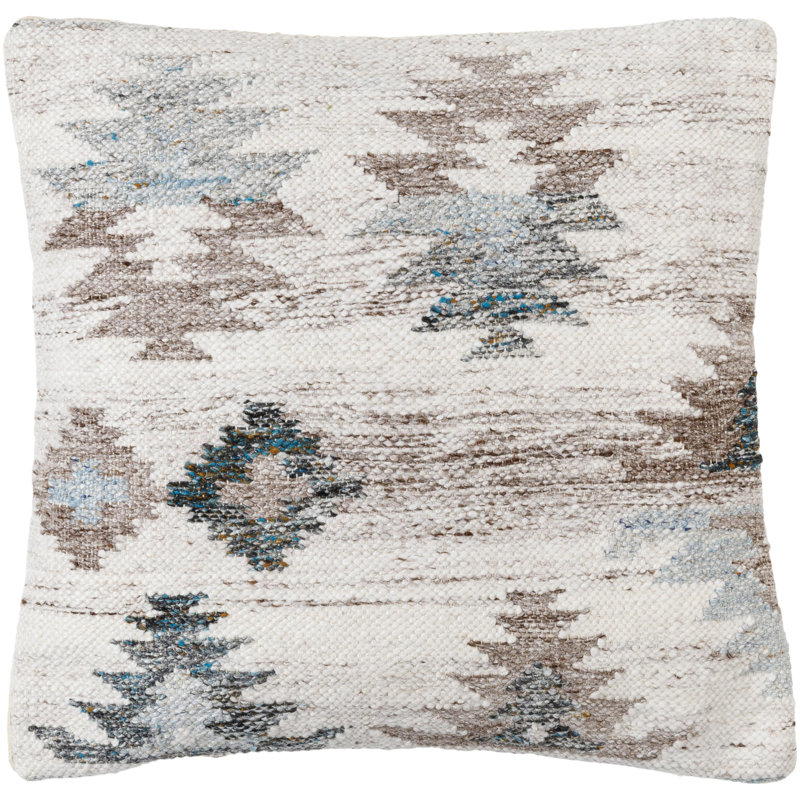 Alyssa Ikat Reversible Throw Pillow, 18"H x 18"W, Polyester