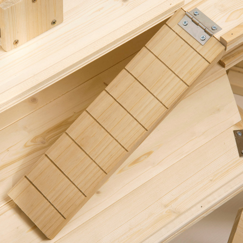 Cage à hamster en bois pour petits animaux Pawhut