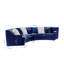 Velvet Curved Sofa-88680970