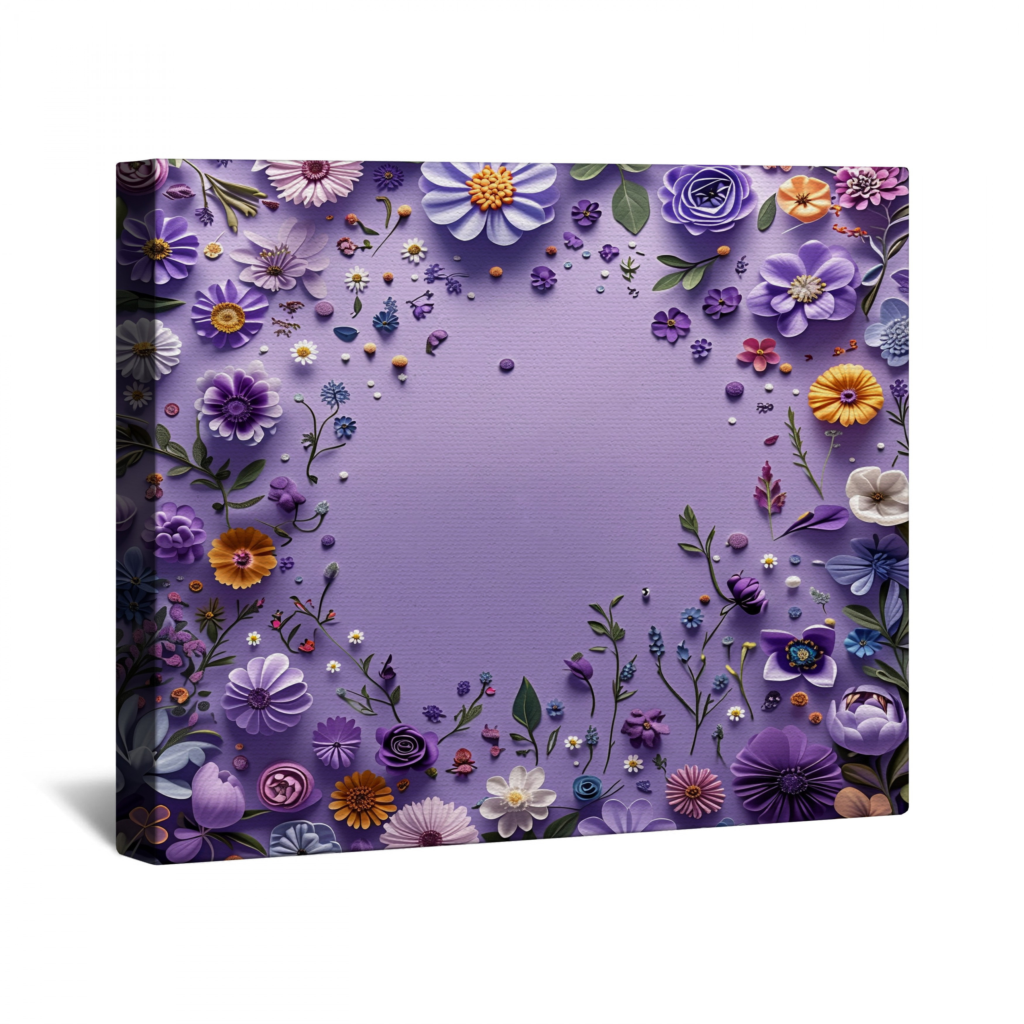 Red Barrel Studio Floral Arrangement Canvas Gallery Wrap - Floral Wall ...