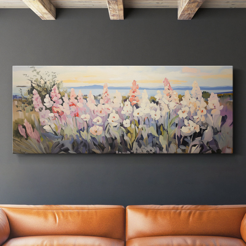Botanical Series-CCXCV III - Toile tendue avec châssis - Prêt à être accroché, H 12 po x l 30 po