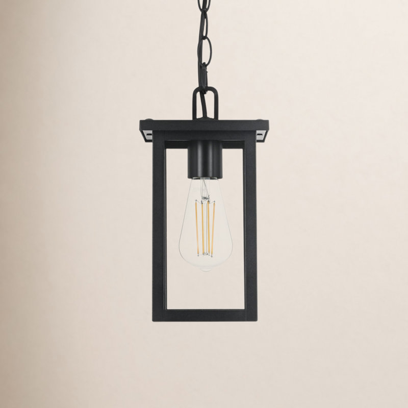 Hobbes Mershon 6 Inch Outdoor Pendant in Black