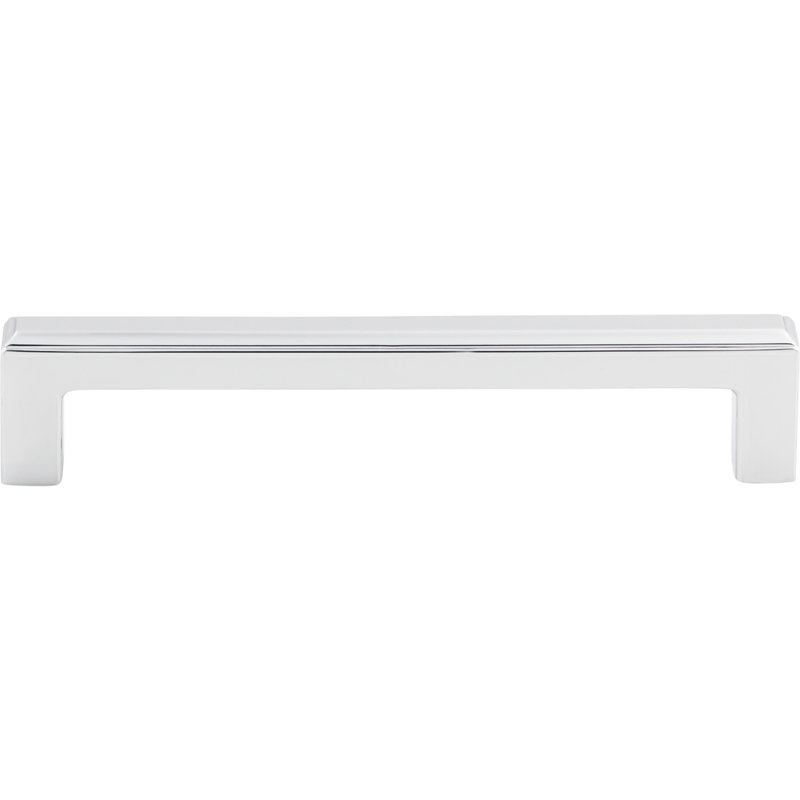 Podium Bar Pull, Polished Chrome, 5 1/16" Center to Center