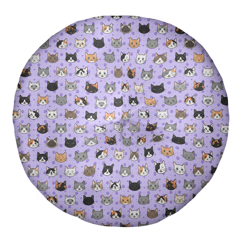 Coussin de sol pour chat Katelyn Elizabeth, 30 po x 30 po, Mauve