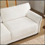 Canapé modulaire de 110 po en forme de L avec coussin de siège extra large, chargeur USB et de type C, conception d'accoudoir pétale, mousse haute densité, repose-pieds à mouvement libre, structure en bois, chenille, 4 sièges,-1656324609