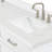 ARIEL Monroe 73 Double Sink Bathroom Vanity with Pure Quartz Top-99405156