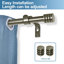 Tringle à rideaux simple ajustable 0,62 po Sweitzer-148547061-148547068