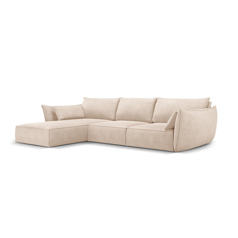 Alisher 4 Seater Corner Sofa , Beige