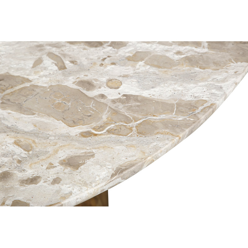 Solomon Round Dining Table, Natural, Beige