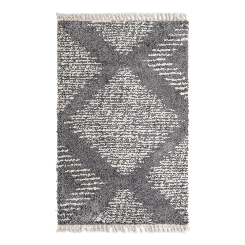 Irsad Geometric Indoor Rug, Rectangle 5'3" x 8'