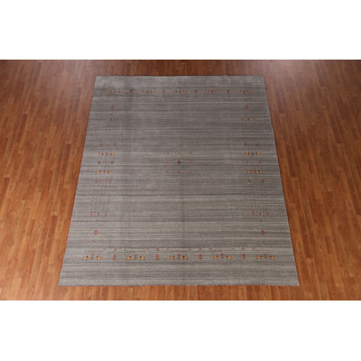 Handmade Gabbeh Style Indian Area Rug 8x10