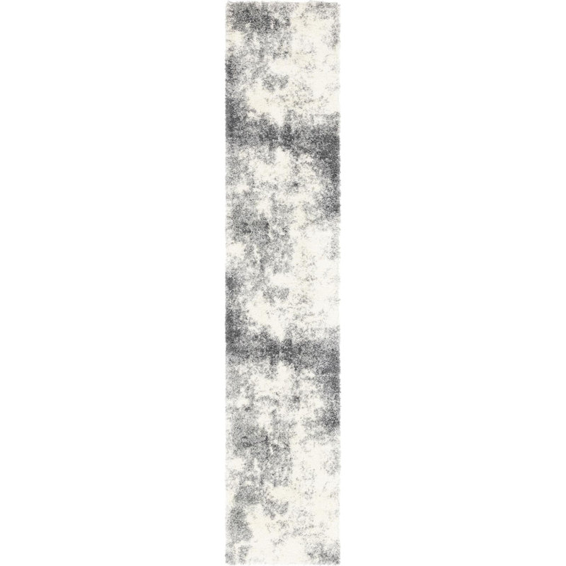 Abstract Indoor Rug, Runner 2'7" x 13'