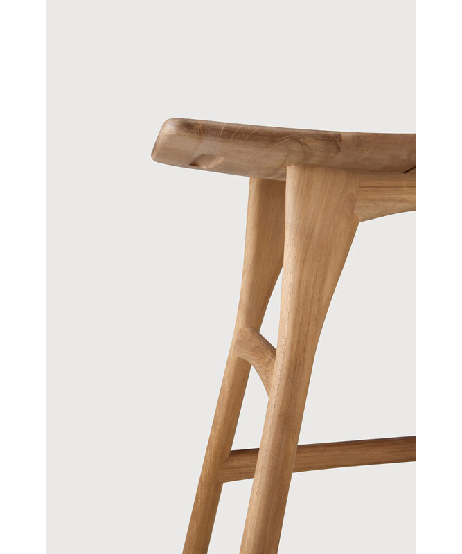 Osso Outdoor Teak Bar Stool