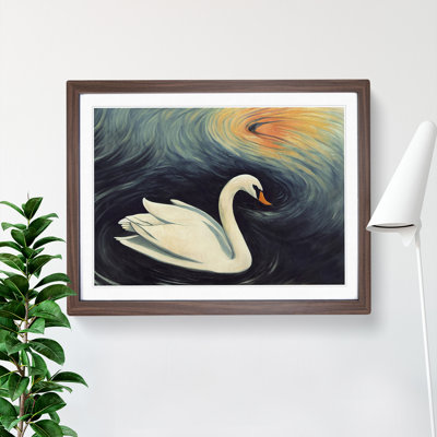 Showstopping Swan - Single Picture Frame Print