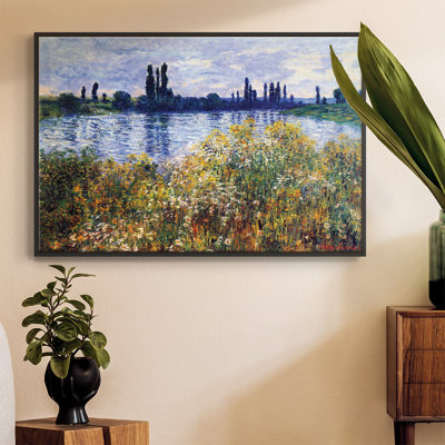 " Seine Shores At Vétheuil " by Claude Monet