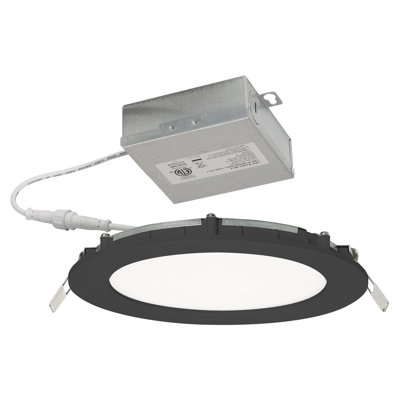 Tuck 6'' LED Flush Mount - Black