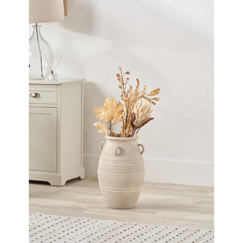 Fiberstone Floor Vase, 46cm H x 31cm W x 31cm D