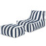 Santorin 2-Piece Outdoor Bean Bag Lounge Chair & Ottoman