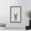 Red Trendy Llama - Painting-383813926-383813922