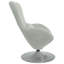 Fauteuil œuf vidaXL en velours gris clair-1595644408