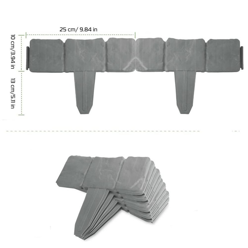12 cm H x 12 cm W Lawn Edging Fencing