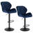 Dequavious Swivel Upholstered Adjustable Height Counter Stool with Metal Frame-1219809669