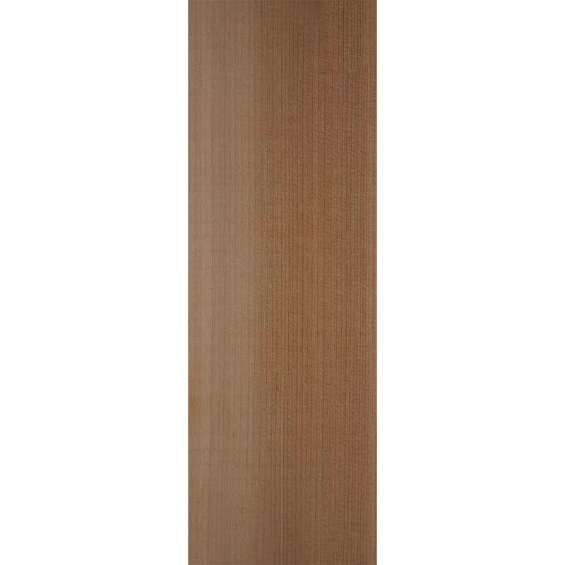 Queue de chevron lisse Crestline, Cèdre rouge de l'Ouest, H 12 po x l 16 po x P 3,5 po