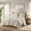 De literie en coton à deux pièces, courtepointe botanique pour grand lit, chambre à coucher moderne