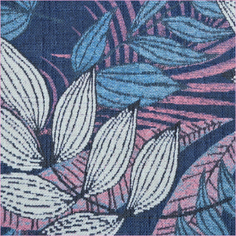 Repose-pieds avec tissu floral, rangement à fermeture en douceur et amp; Utilisation multifonctionnelle pour le salon / la chambre à coucher | Noir | Cadre en bois