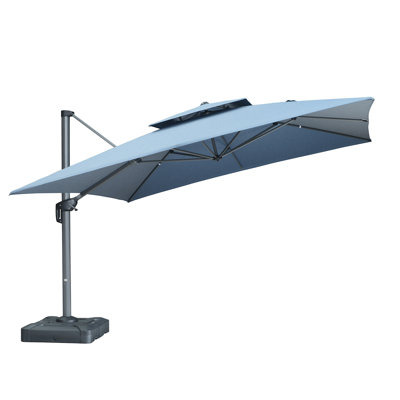 Grand parasol carré suspendu 12 'x 12'