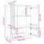 Armoire garde-robe pour armoire garde-robe en bois de pin massif Hamar-859741171