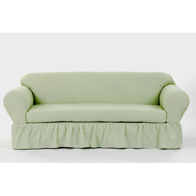 Housse pour causeuse à coussins carrés/rectangulaires, Vert