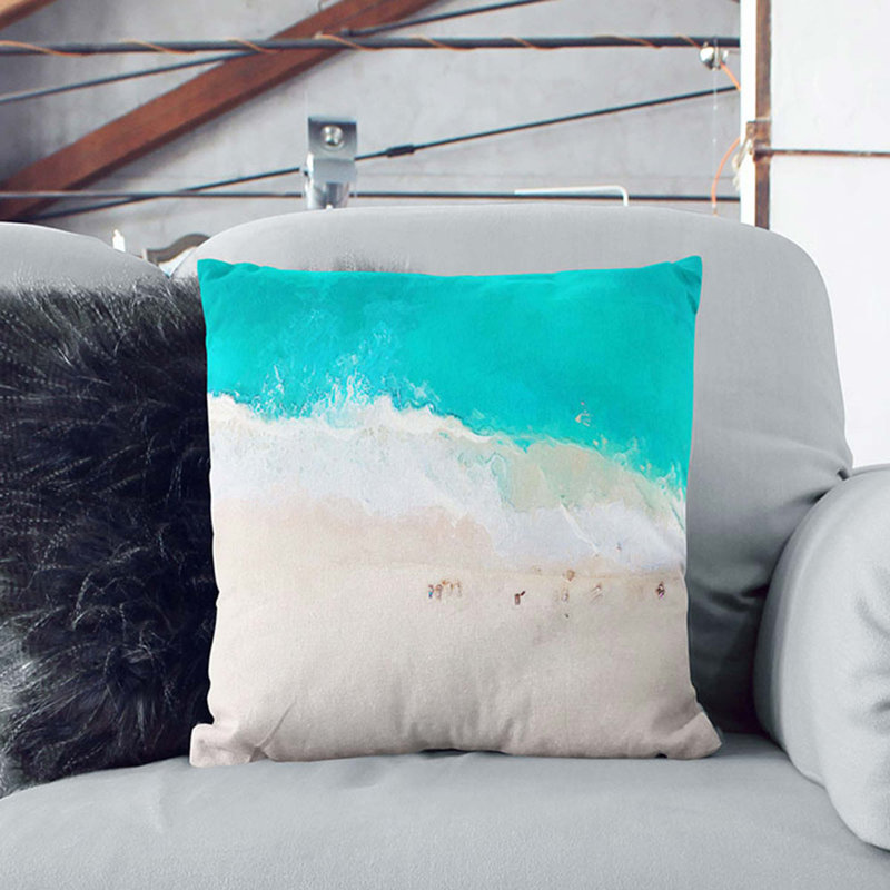 Square Throw Cushion, 55cm H x 55cm W x 20cm D
