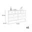 Armoire d'appoint moderne, simple et pratique-102457012