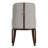 Houston Velvet Dining Arm Chair - Porcini Gray/Walnut