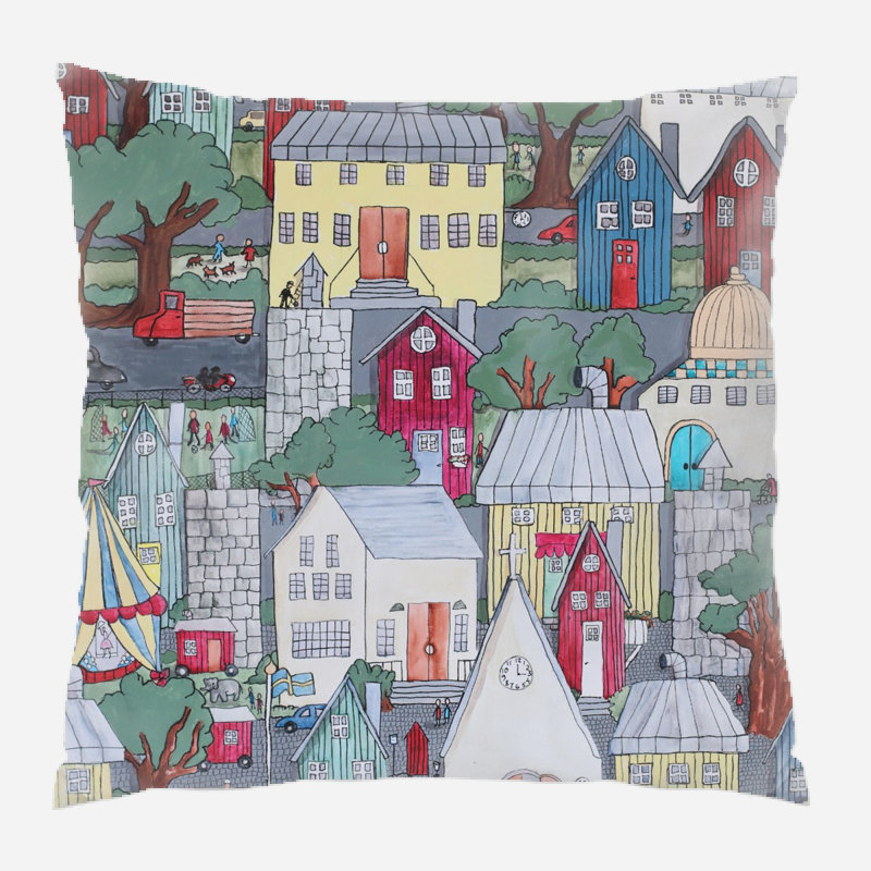 Coussin décoratif , Microsuède, Intérieur