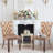 Tufted Velvet Wing Back Side Dining Chairs-747323152-747323158