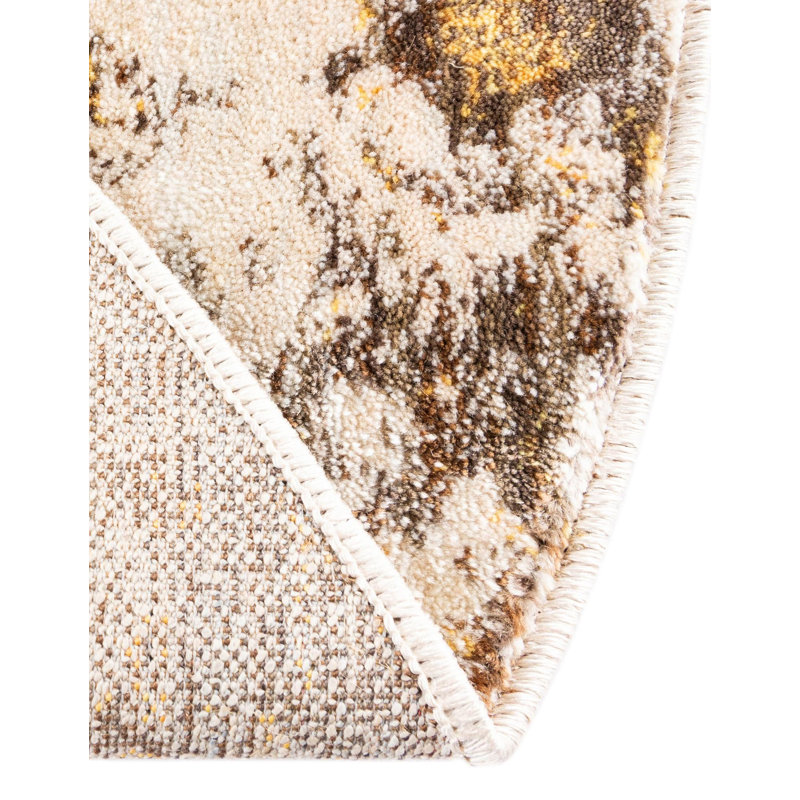 Frodsham Abstract Indoor Rug, Round 8'