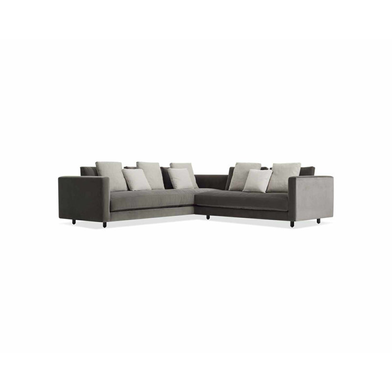 Hands Down Sectional, Right Hand Facing, Tofte Navy, Tofte Navy Polyester Blend