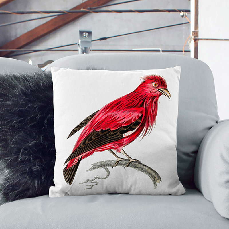 Square Throw Cushion, 55cm H x 55cm W x 20cm D, Stone