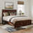 Jeinny Solid Wood Low Profile Platform Bed with Matching Footboard-101454304-118944235