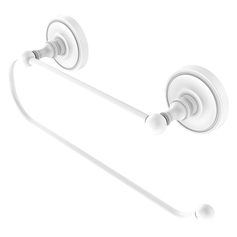 Porte-serviettes mural Alcott, Blanc mat