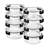 Sorbus Glass Meal Prep Containers with Airtight Lids - 8 Pack Round