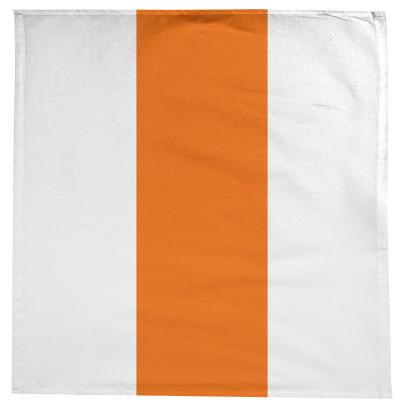 Nappe Clemson, Blanc / orange / blanc