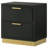 Sophia Black 2-Drawer Nightstand-1330314404
