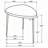 Xander Black Triangular Solid Wood End Table