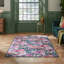 Clarke & Clarke Rectangle Floral Area Rug-340321980-340321981