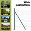 Powder-Coated Steel Border Fencing-613195839