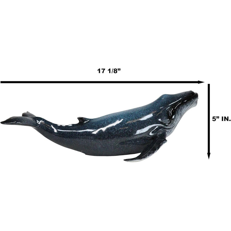 Grande figurine de nage baleine à bosse